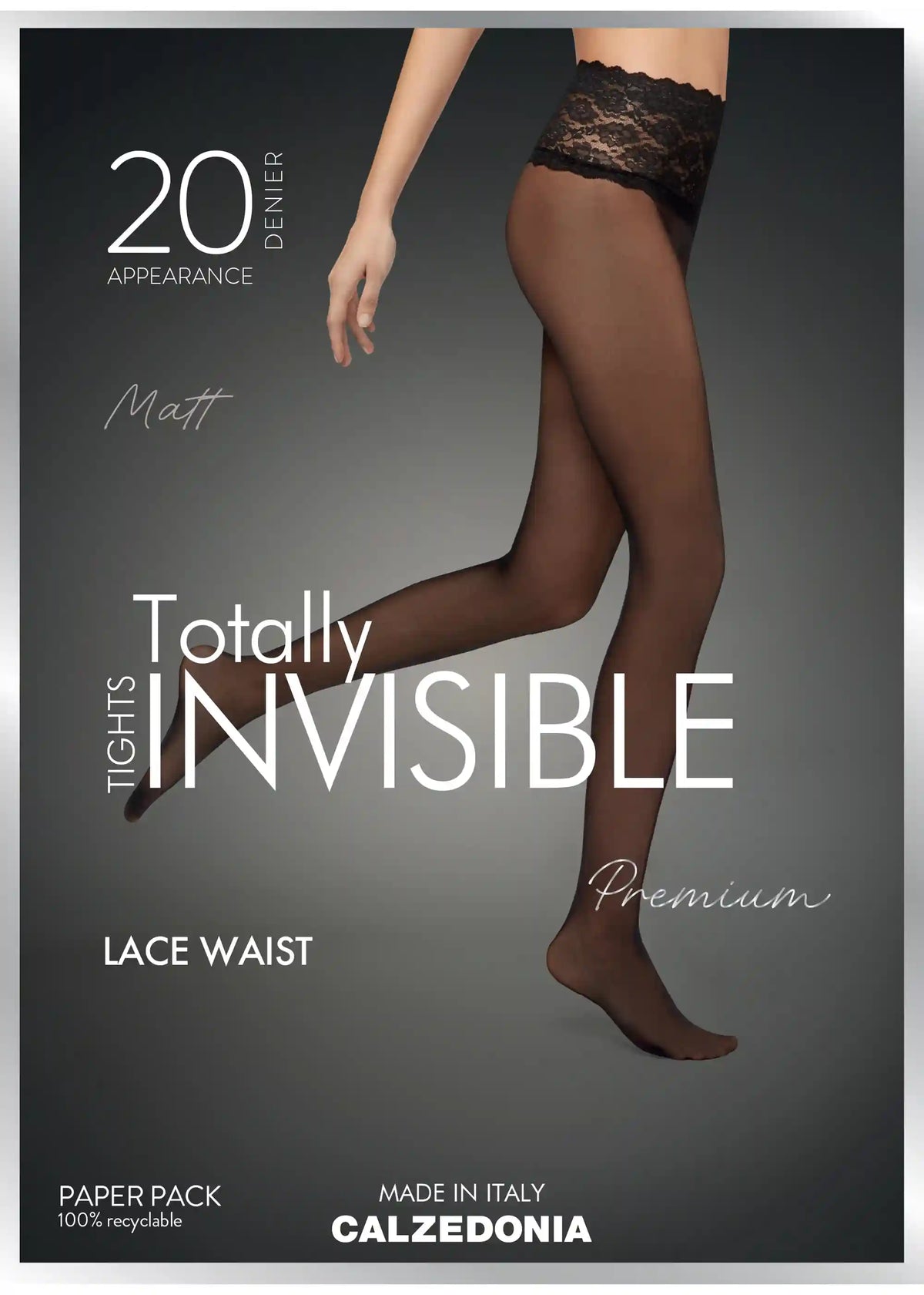 Tights with Lace Waist