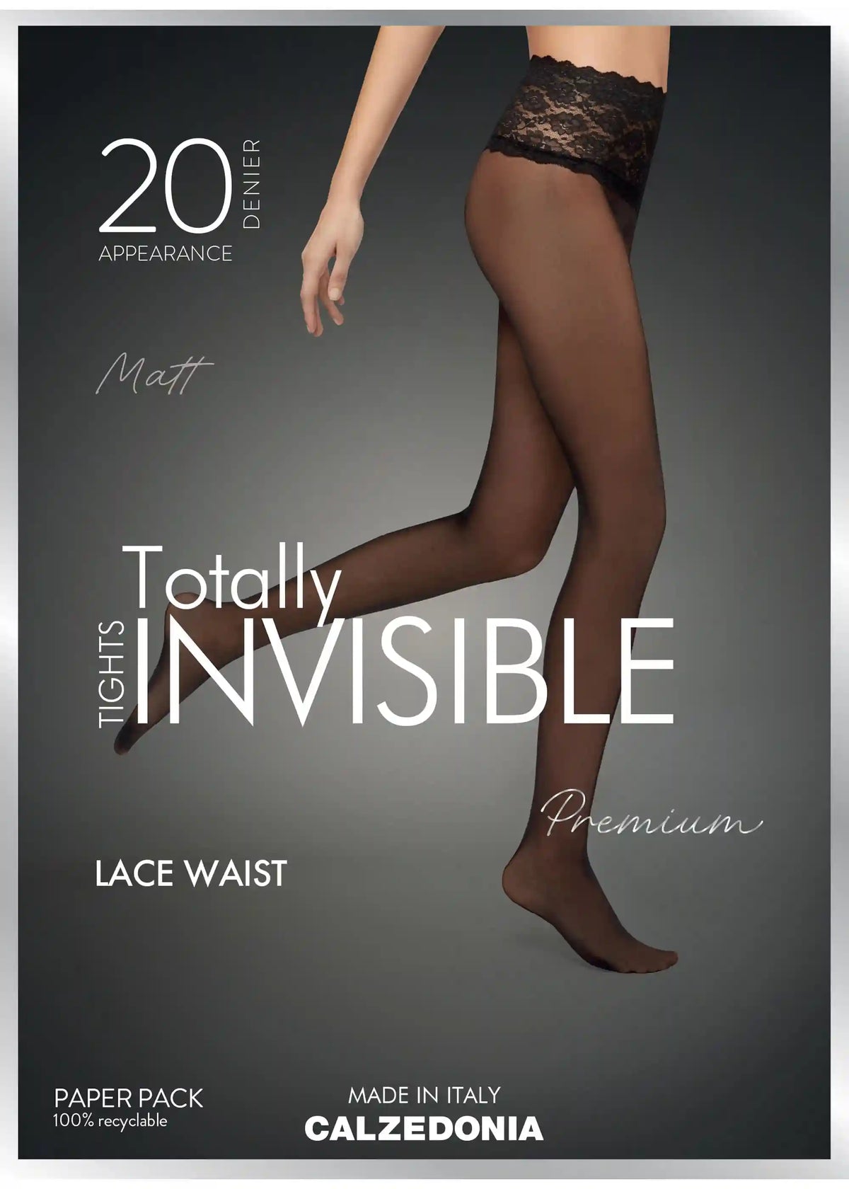 Tights with Lace Waist