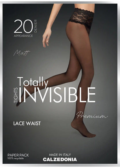 Tights with Lace Waist