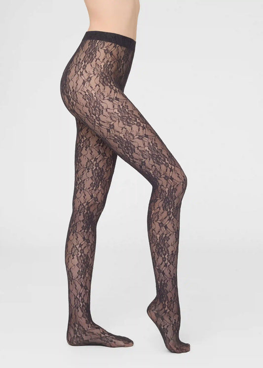 Floral Lace Tights