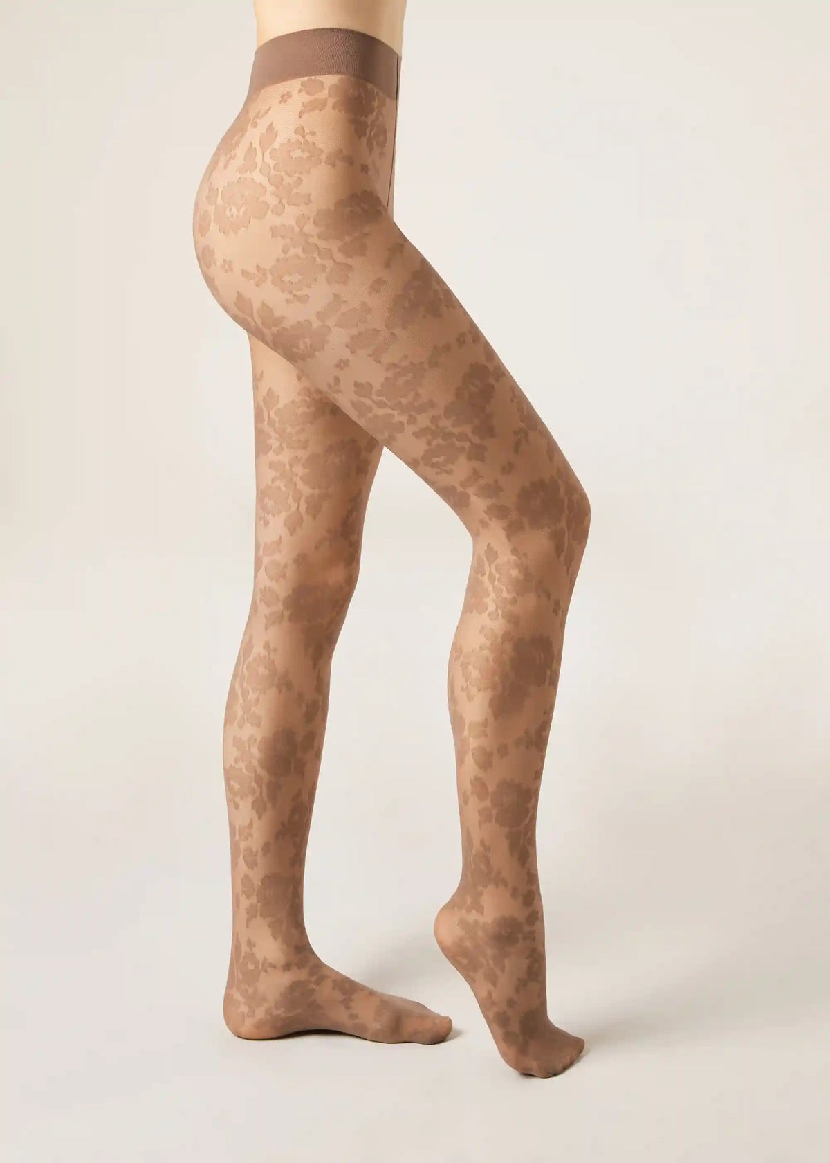Sheer Floral Tights