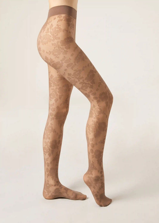 Sheer Floral Tights