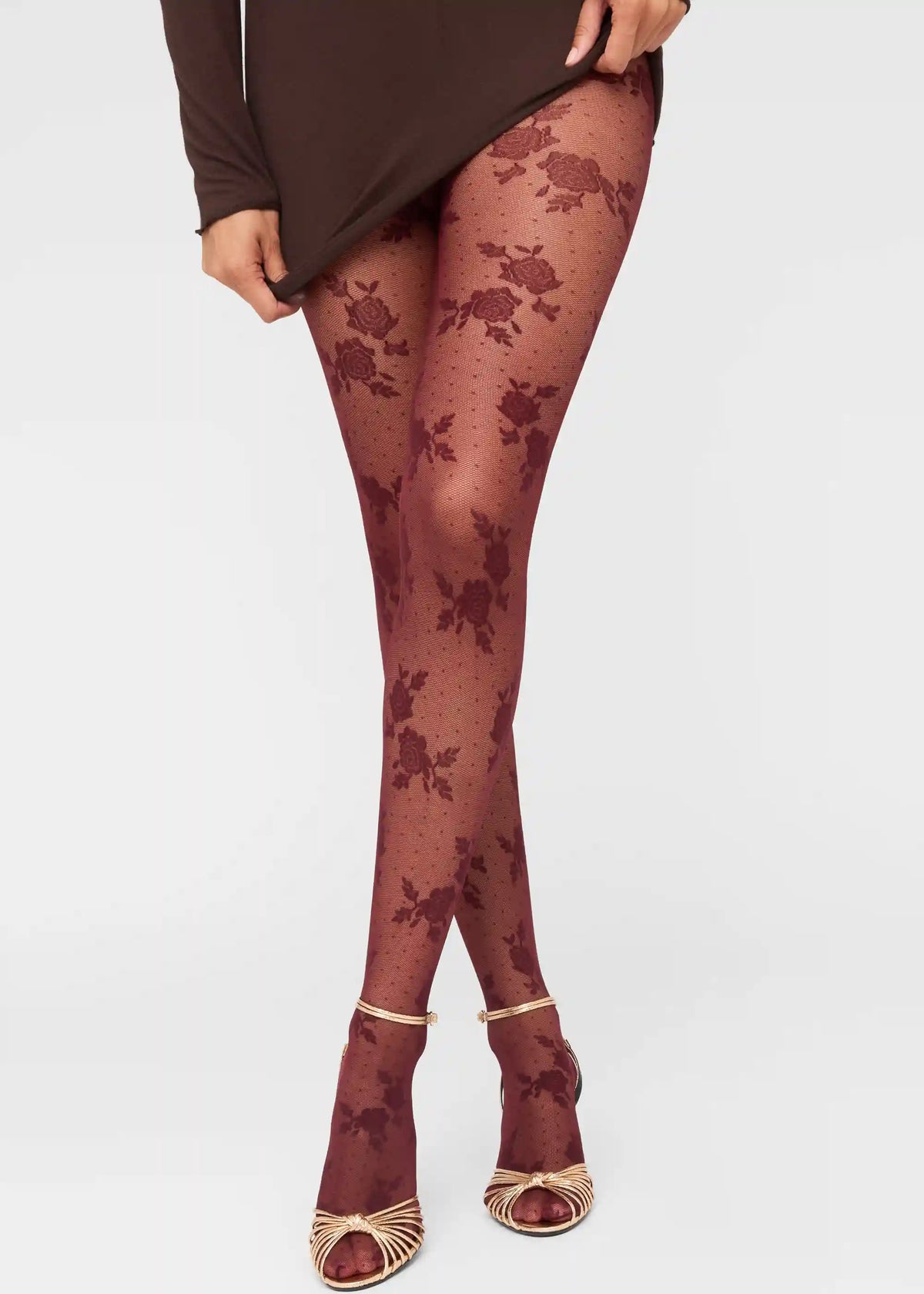 Sheer Rose Tights
