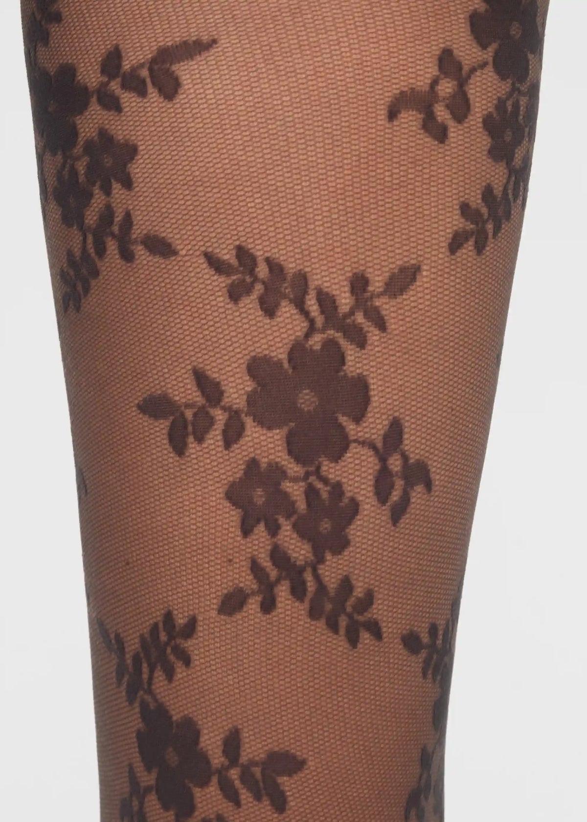 Sheer Floral Lace Tights