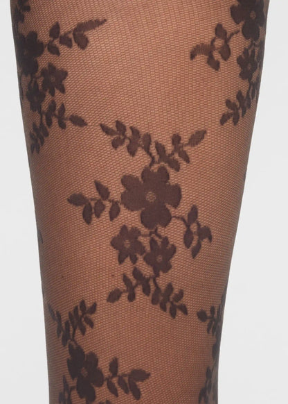 Sheer Floral Lace Tights