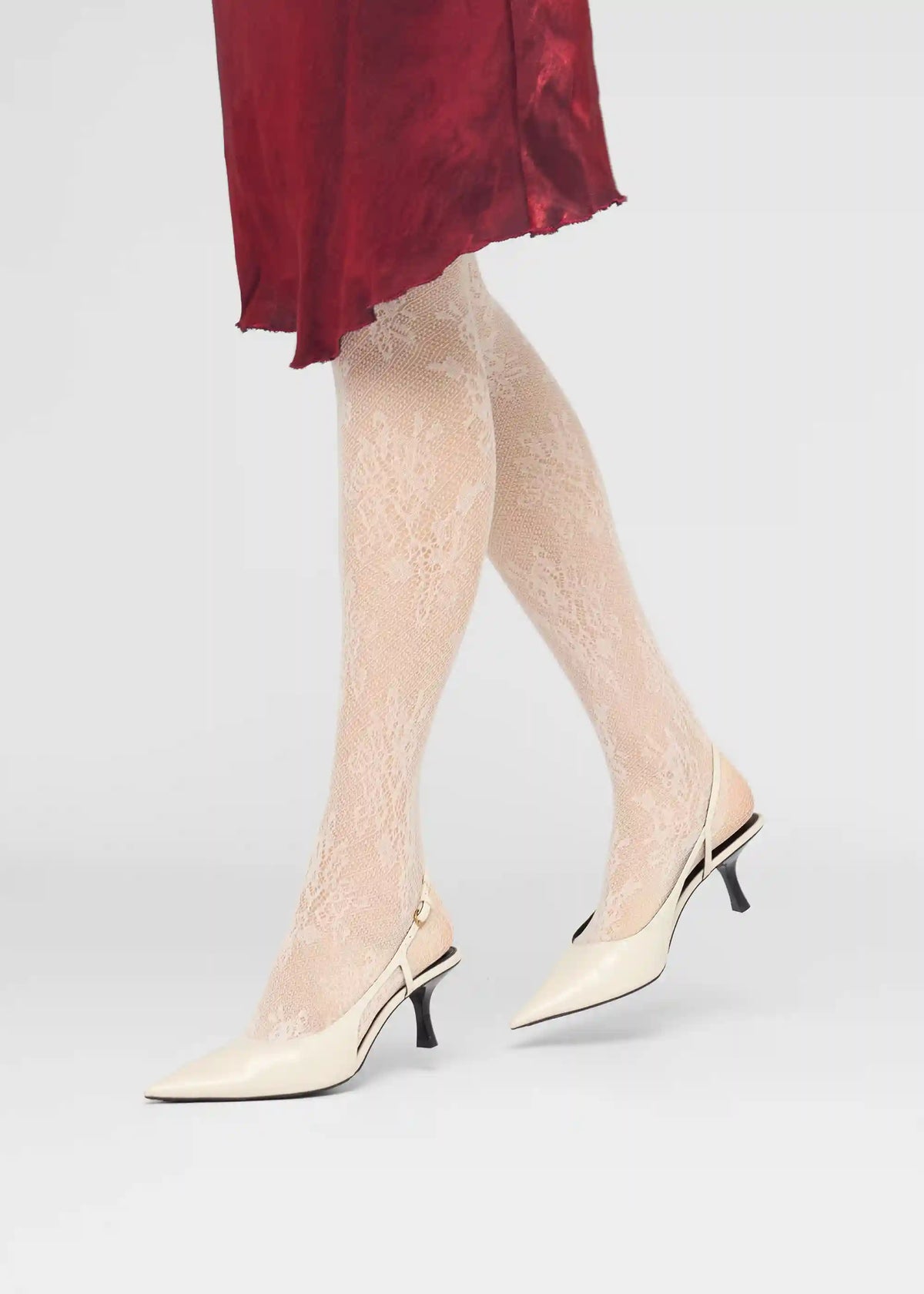 Floral Lace Tights