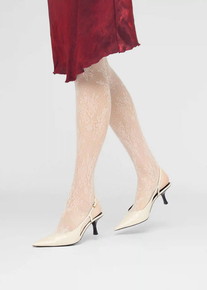 Floral Lace Tights