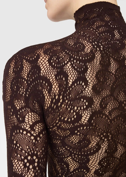 Pop Floral Mesh Top