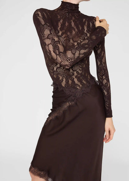 Pop Floral Mesh Top
