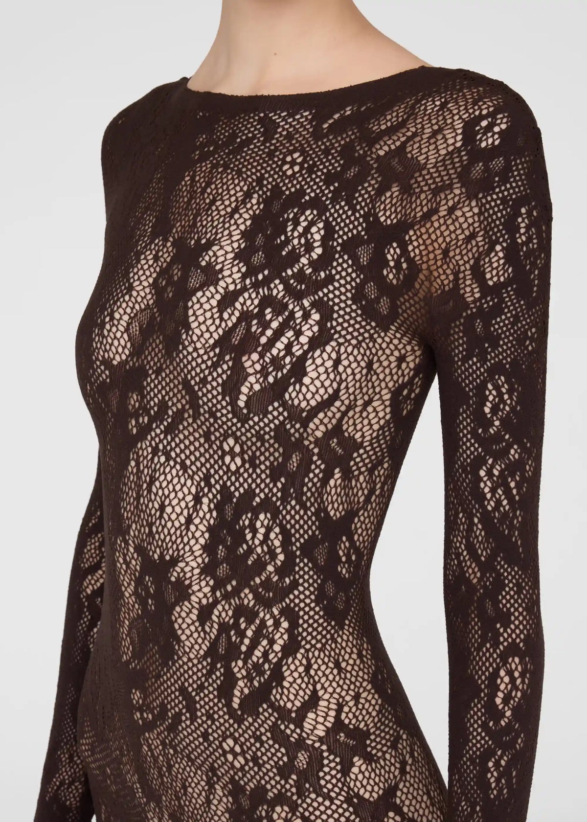 Floral Lace Full Body Tights