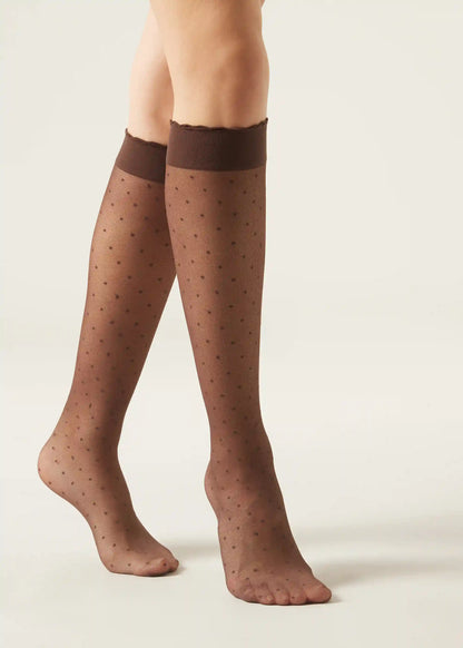 Patterned knee-high socks