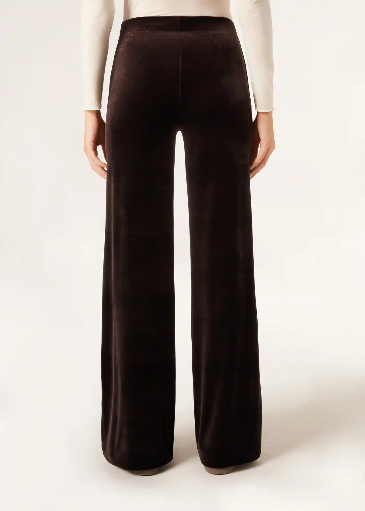 Velvet Palazzo Pants