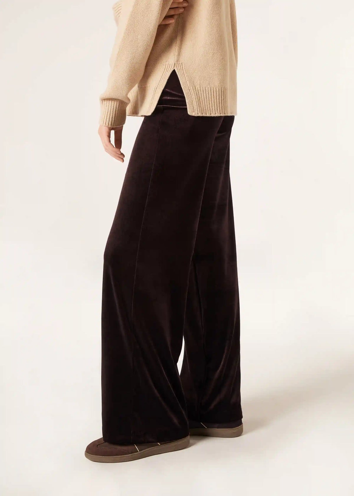 Velvet Palazzo Pants