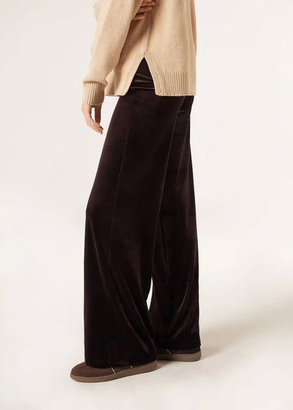 Velvet Palazzo Pants